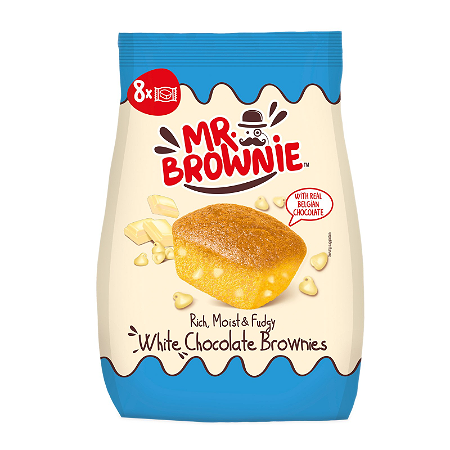 Mr. Brownie white chocolate chips